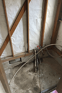 工事風景3 給排水の施工